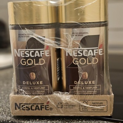 NESCAFÉ Gold Deluxe Edelmischung löslicher Kaffee (6 x 200g), Instantkaffee