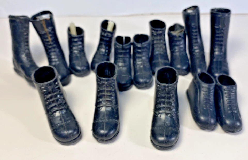 Lote 15 botas y zapatos GI JOE Soldier 1/6 y 2 pies para 12"" Foto 2 de 3