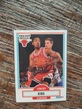Fleer Stacey King Chicago Bulls Card