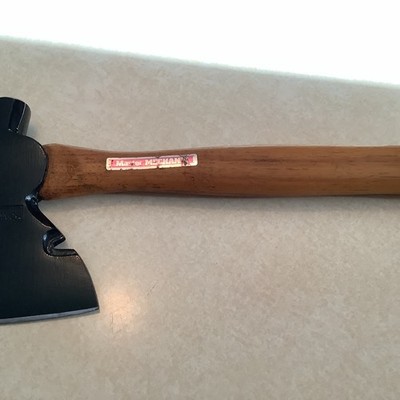 Vintage Master Mechanic Half Hatchet Carpenters Hammer / Hatchet Smooth Face