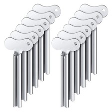 ZOCONE Toothpaste Squeezer, 12pcs Metal Tube Squeezer Key Stainless Steel Too...