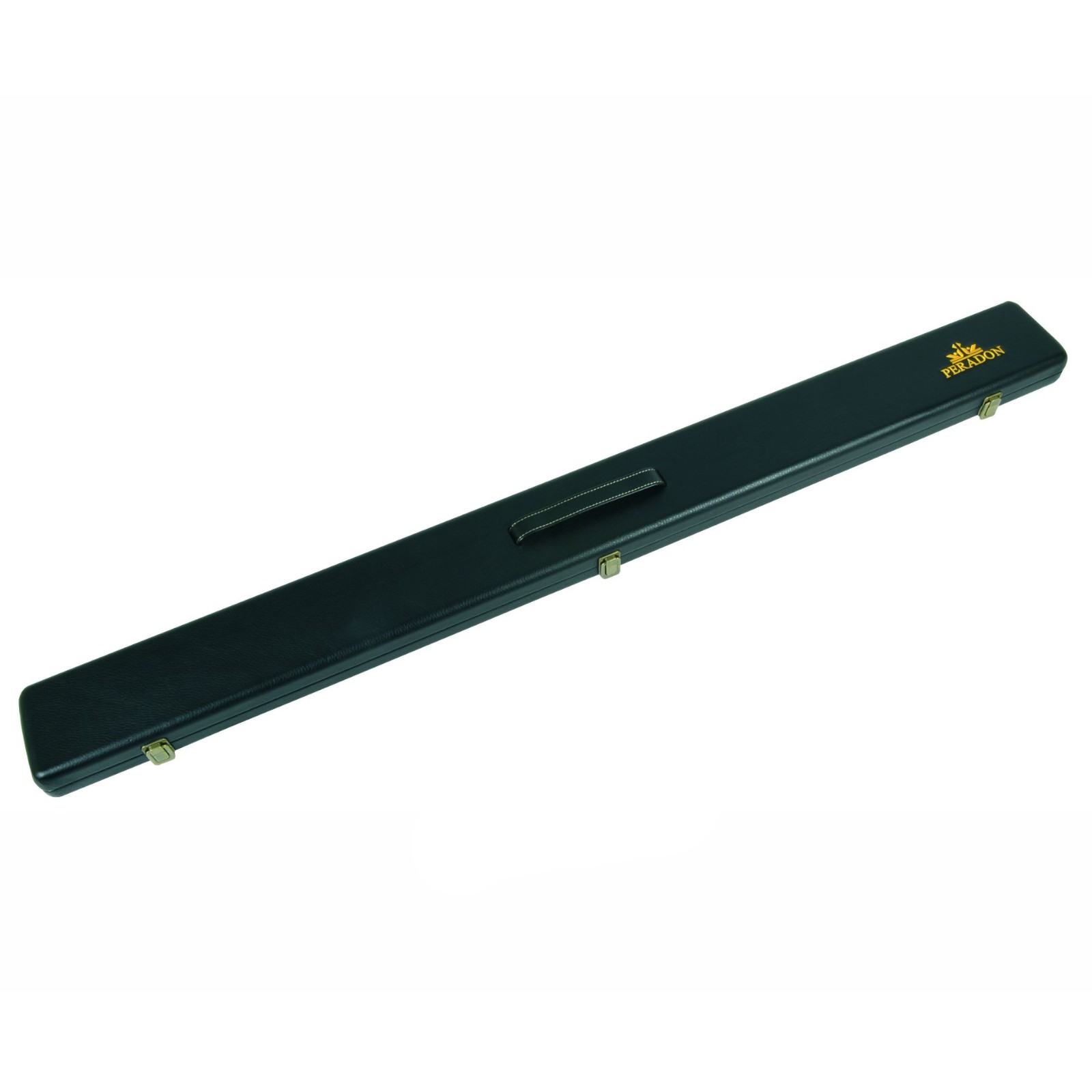 Peradon Leatherette Snooker and Pool Cue Case for 3/4 Cues Black