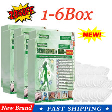 6Box Moringa Berberine 10in1 Advanced Nano MicroneedlePatch 7pcs/box