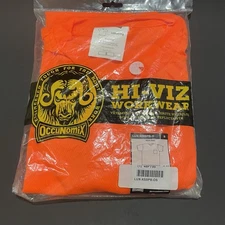 OccuNomix Lux Hi-Vis Workwear Hunting Orange T-Shirt Size S -Type R Class 2