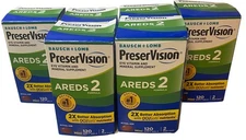 6 BOXES Bausch+Lomb PreserVision AREDS 2 Formula 720 Softgels Total Exp 02/2027