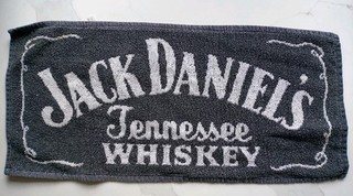 Vintage Jack Daniels bar beer Towel Mat. 1990s. Used condition.