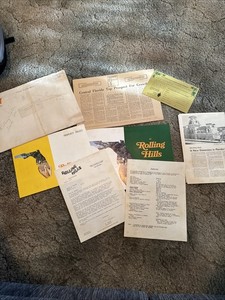 Property Brochure Packet 1972 Rolling Hills Florida
