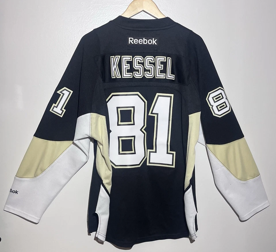 Camiseta Phil Kessel #81 Pittsburgh Penguins 2016 NHL talla L camiseta blanca Reebok Foto 2 de 4