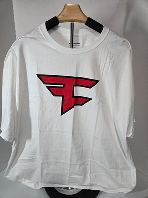 Champion x FaZe Clan T-Shirt Size 2XL White Gaming eSports