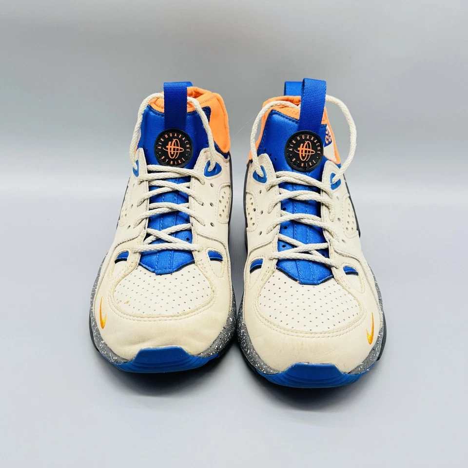 Nike Shoes Kids 5 Beige Blue Orange Black ACG Air Mowabb Trail Sneakers - Image 3 of 4