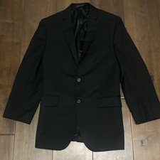 Lauren Ralph Lauren Boys Black 2 Button Blazer Jacket 18R Preppy Formal