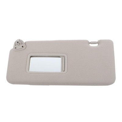 Gray Sun Visor Driver Side with Mirror Replacement for Versa 2007-2012