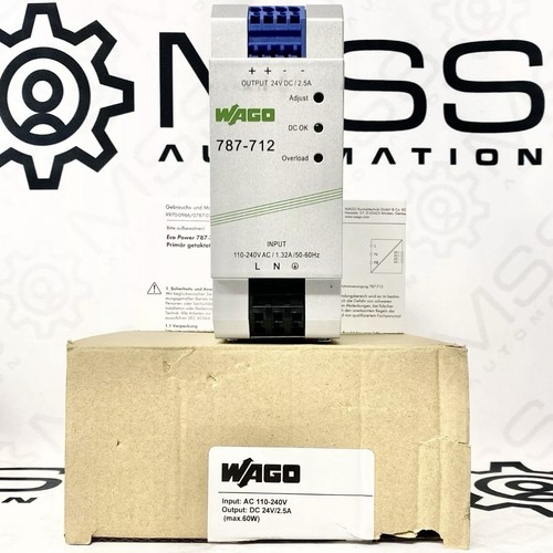 Wago 787-712 ECO 1-PHASIG 24 VDC/2,5A Netzteil Schaltbetrieb Epsitron - Bild 1 von 7