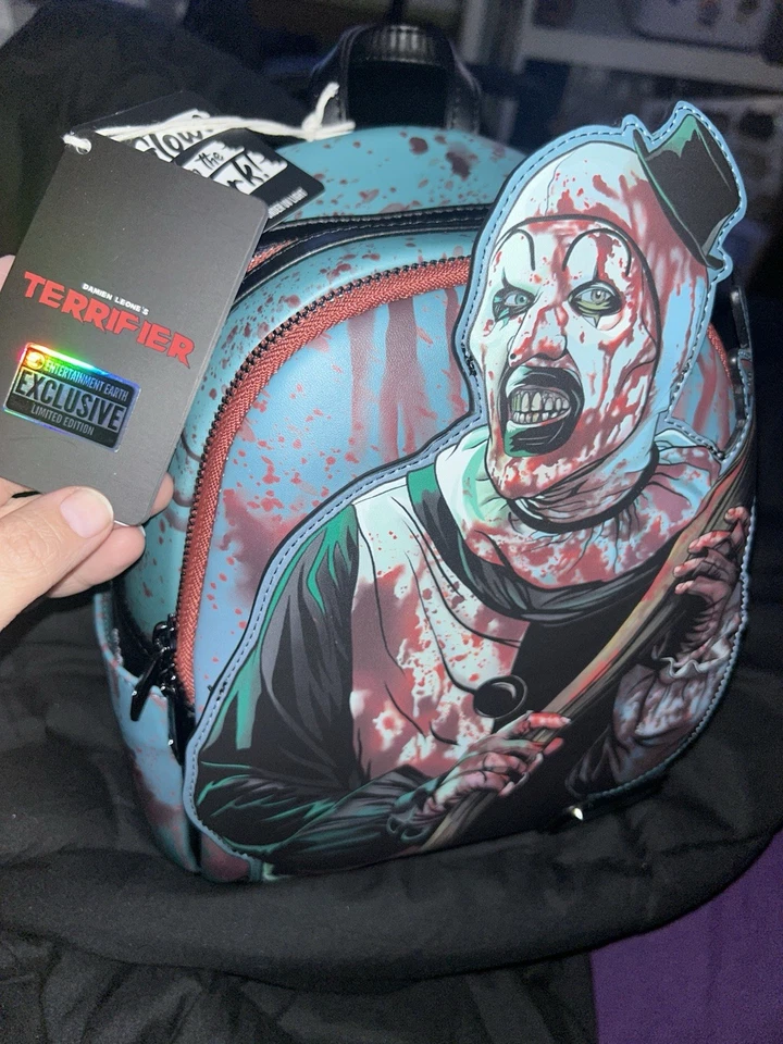 Terrifier Art The Clown Loungefly Bag EE Exclusive  - Image 2 of 4