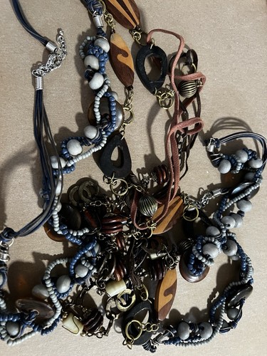 Bead Mixed Lot Sizes Colors Wooden Glass Metal Jewelry Making Crafts