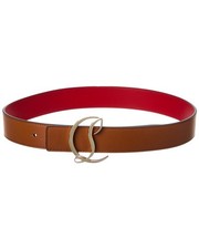 Christian Louboutin Cl Logo Leather Belt Women's