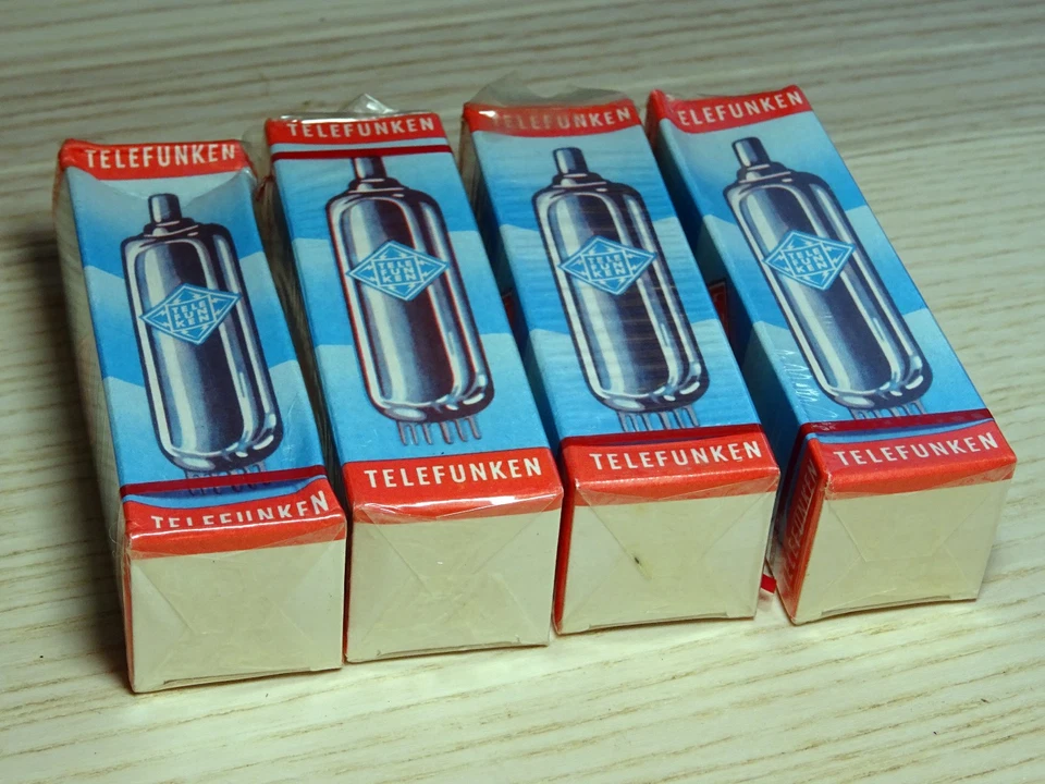 Konvolut 4x Röhre Telefunken ECC81 (ohne Raute) ungebraucht / NOS sealed - Bild 3 von 4