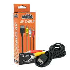 Old Skool - Sega Dreamcast Av Cable Audio/Video Composite Cable