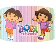 1.5" (1 yard) Dora Rainbow cartoon Printed Grosgrain Ribbon 1199669
