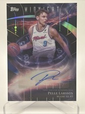 2025-26 Topps Midnight - Stroke of Midnight Autographs Pelle Larsson #SM-PL (AU)
