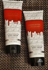 2 Bath  Body Works IMMORTAL Ultimate Hydration Body Cream AUTHENTIC AS PICTURED