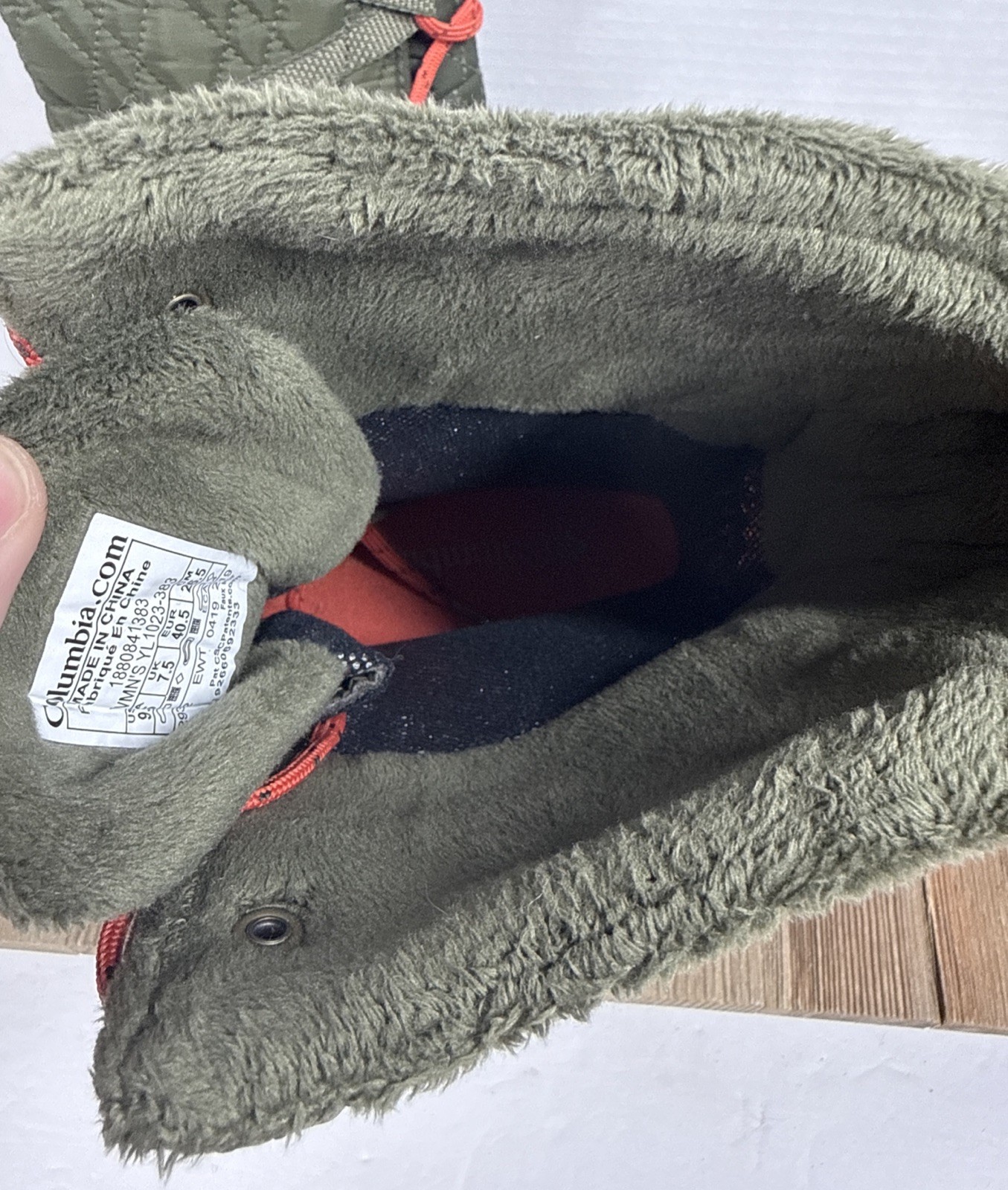 Columbia Womens Waterproof Techlite Winter Boots Size 9.5 Green Snow Boots Warm! thumbnail 9