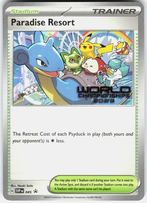 Paradise Resort (World Championships 2023) 045 S&V Promo NM Pokemon Einzelkarte