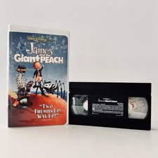 James and the Giant Peach 1996 Walt Disney VHS Clam Shell Case