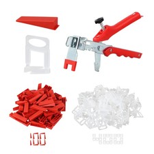 Tile Leveling System with Tile Plier, 400 Pcs Tile Spacers 1/8 Inch and 100 ...
