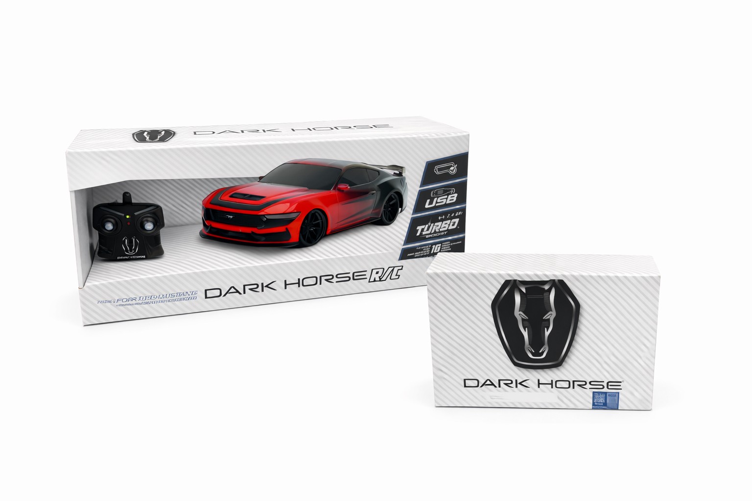 Jada 2024 Ford Mustang Dark Horse RC 1:16 Remote Control Car USB