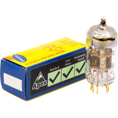 12AX7/ECC83, JJ Electronic, Apex Performance, Matched & Tested, Gold Pin