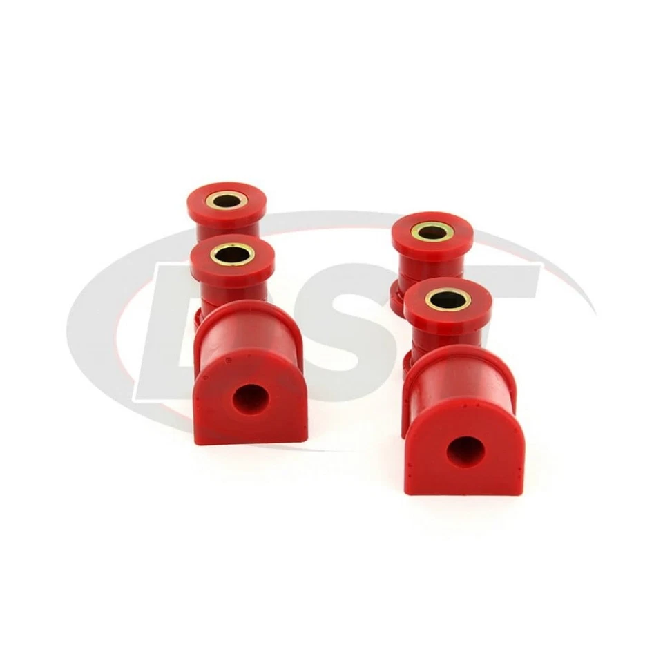 Bujes de barra estabilizadora Prothane para Jeep Grand Cherokee 1999-2004 traseros 9/16 pulgadas | rojos Foto 3 de 4