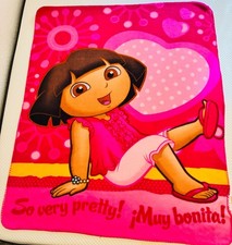 Dora the Explorer "Pretty Girl" Fleece Throw   