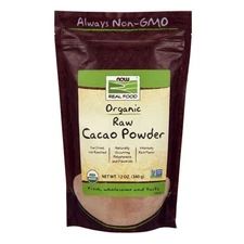 Organic Raw Cacao Powder 12 Oz  by Now Foods