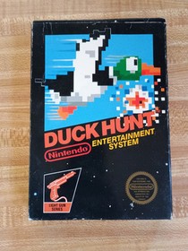 Original 1985 NES Nintendo Duck Hunt Matte Sticker Seal 1rst N.Y. Test Run 