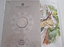 Winnie The Pooh and Friends 50p BUNC Fifty Pence Coin 2022 In Pack Sealed