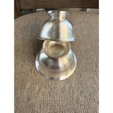 Reed & Barton Paul Revere Design Silver Plated Footed Bowls Set of 2
