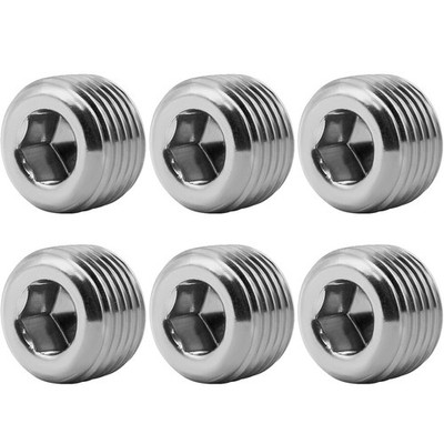 JoyTube 1/8'' NPT Pipe Plug Male Thread Stainless Steel Fitting 1/8 Inch 