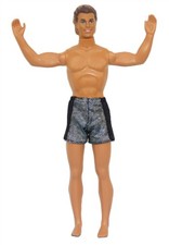 Mattel Ken Doll Twist Turn 1968 Body1990 Head Malaysia Two Tone Hair Rare