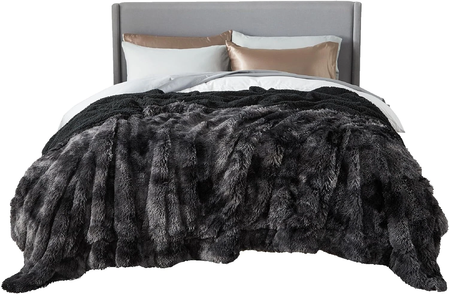 Black King Size Blankets & Throws