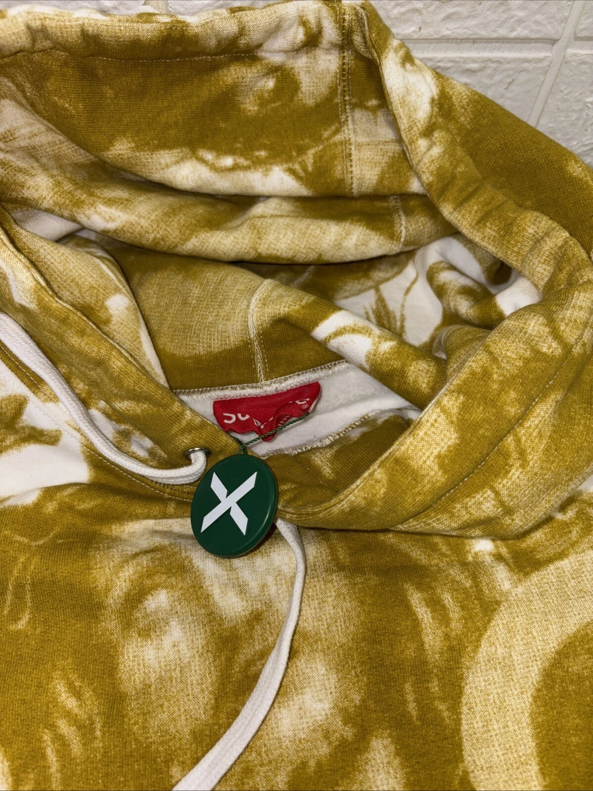 SUPREME JESUS & MARY G PULLOVER FELPA CON CAPPUCCIO GIACCA TAGLIA M