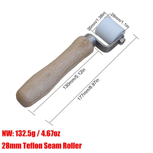 Rodillo de costura/latón de silicona de 28-80 mm para soldadura de pancartas de vinilo para techos de PVC TPO EPDM - Imagen 10 de 24