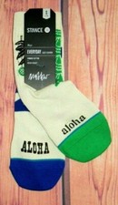 STANCE KIDS BOYS ALOHA HAWAII MIX  MATCH CREW SOCKS SIZE S 7-10 