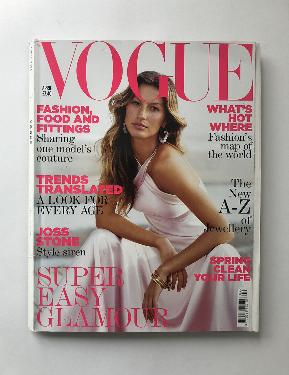 British Vogue April 2005 Gisele Bundchen by Patrick British Vogue April 2005 Gisele Bundchen by Patrick