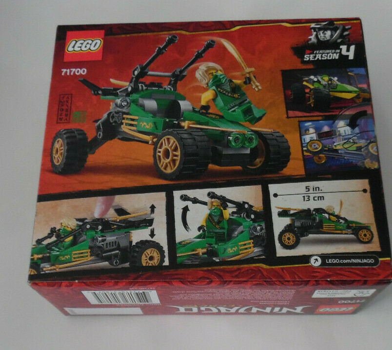LEGO Ninjago 71700 Legacy Jungle Raider Buggy 127 Piece Building Set ...
