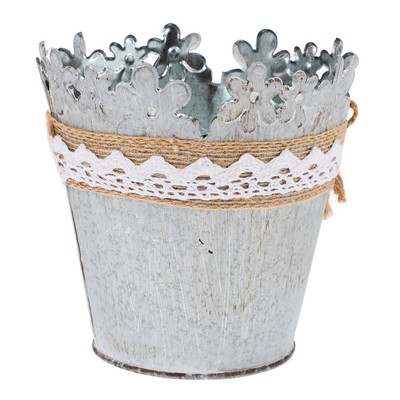  Übertopf Landhausstil Pflanztopf Blumentopf Vintage Dekorative Blumentöpfe