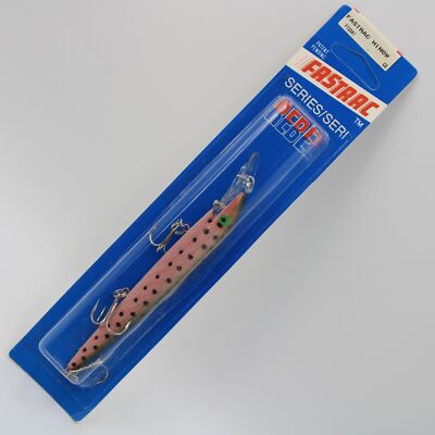 Rebel Minnow Fastrac FT2041 Rainbow Fishing Lure