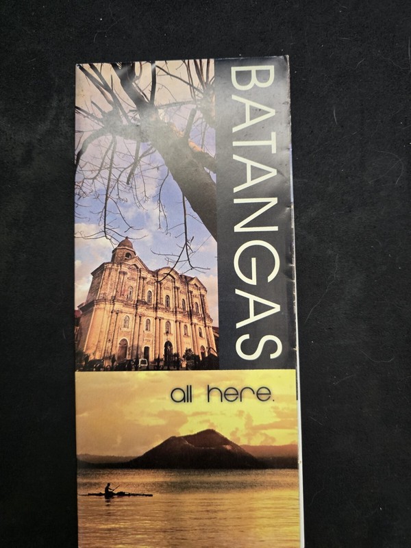 PHILIPPINES FILIPINAS BATANGAS PROVINCE TAAL TRAVEL BROCHURE 