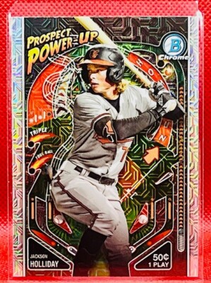 JACKSON HOLLIDAY - Mega Prospect Power-Up - 24 Bowman #PP-5 - Orioles