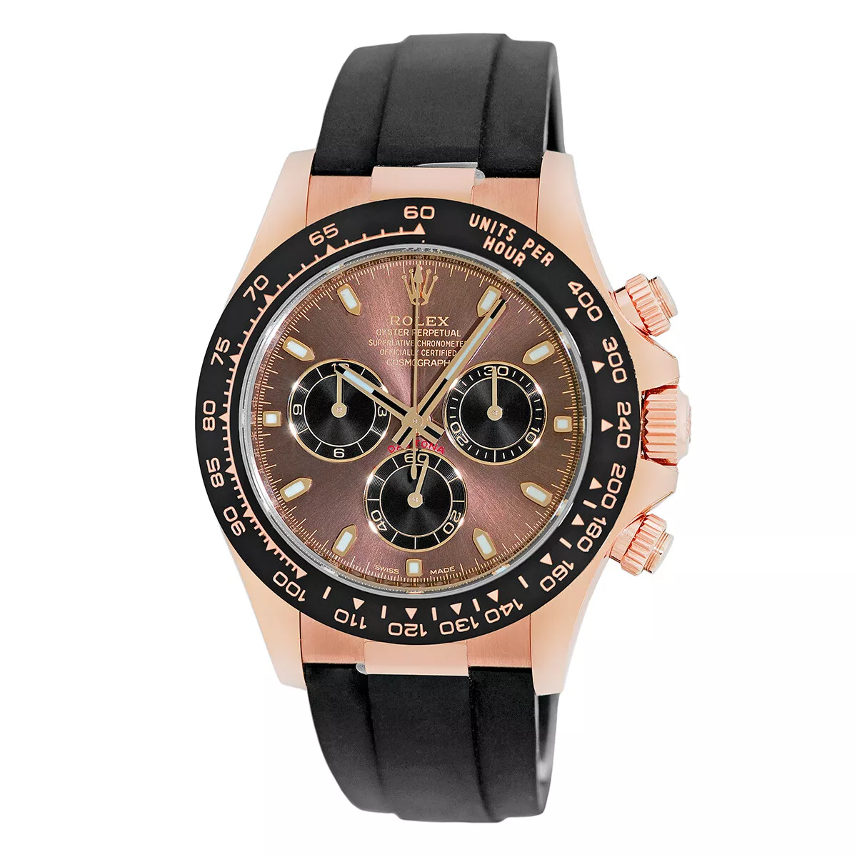 ROLEX 18K Rose Gold 40mm Daytona Cosmograph 116515LN Warranty 2022